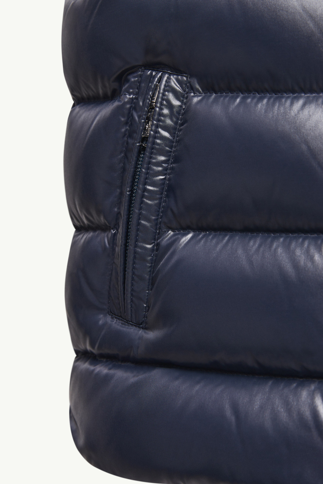 Moncler Sleeveless Puffer Jacket In Blue
