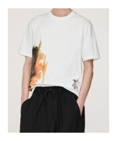 Y-3 Adidas Short Sleeve T-shirt In White