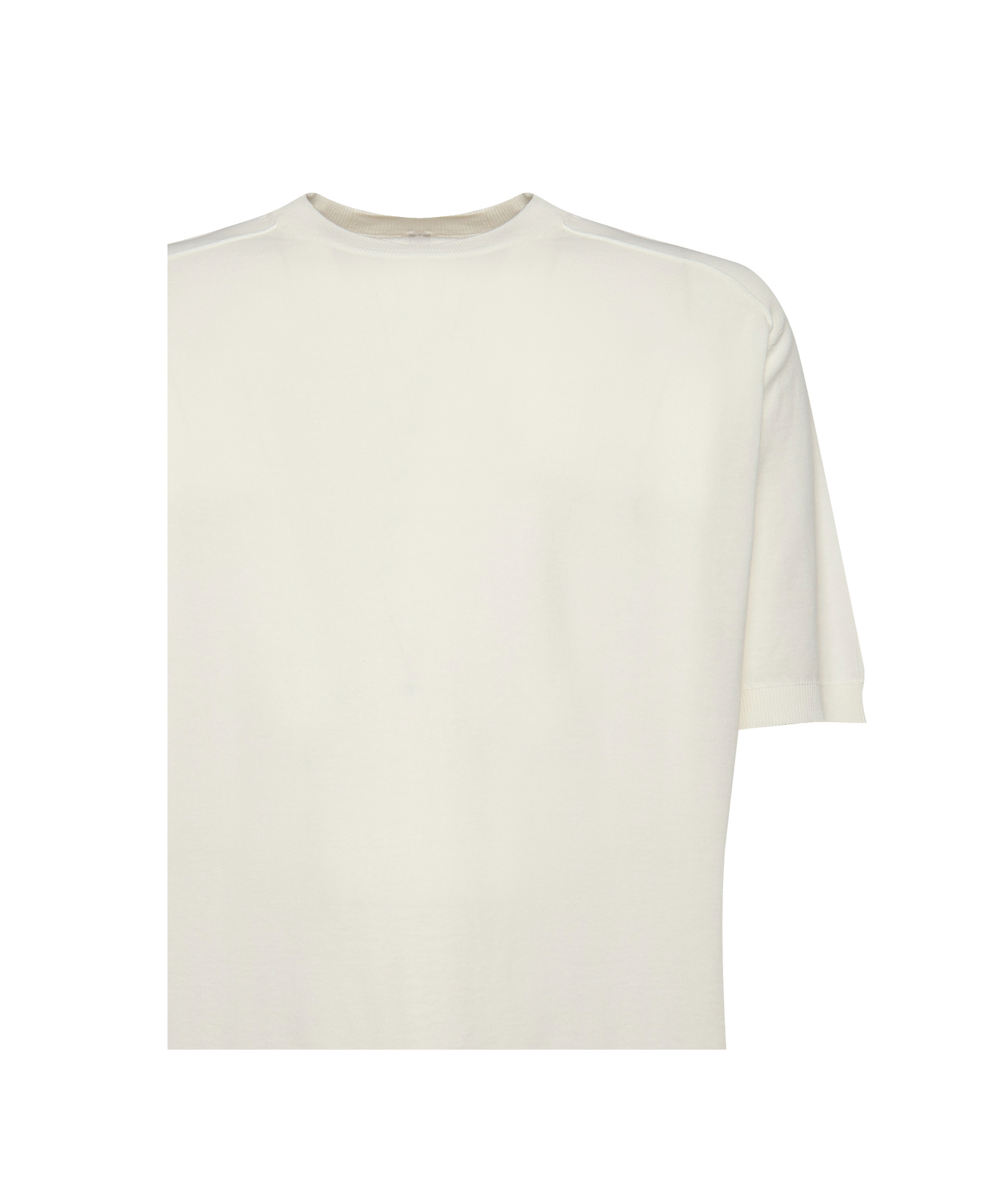 Eleventy Sand Cotton Crew Neck T-shirt