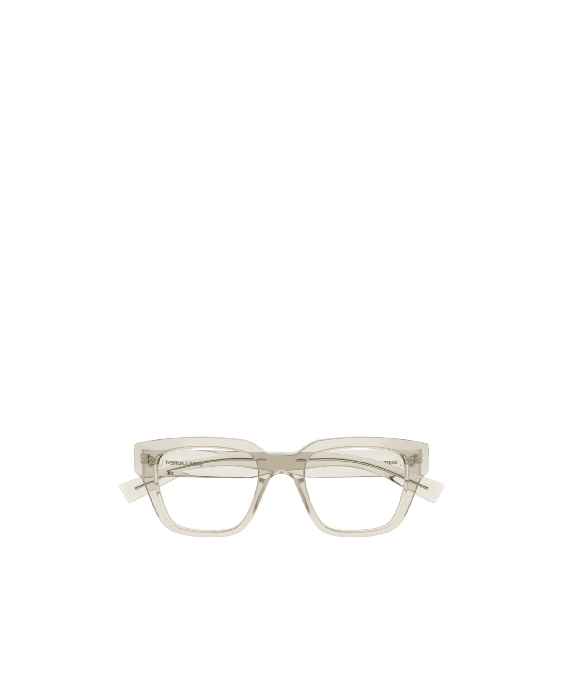 Saint Laurent Square-frame Glasses In White