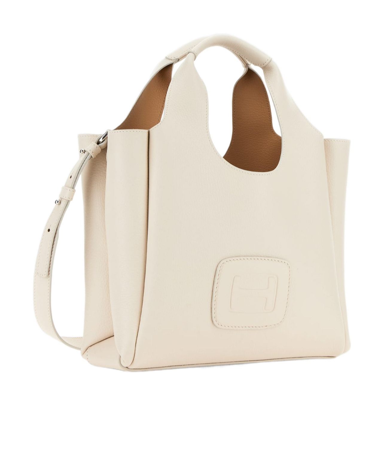 Hogan Shopping Bag "h" Small In White