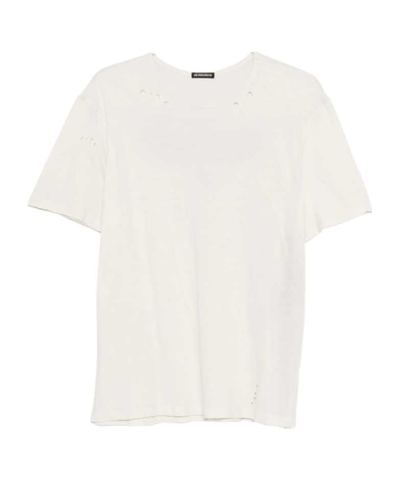 Ann Demeulemeester Short-sleeved T-shirt In White
