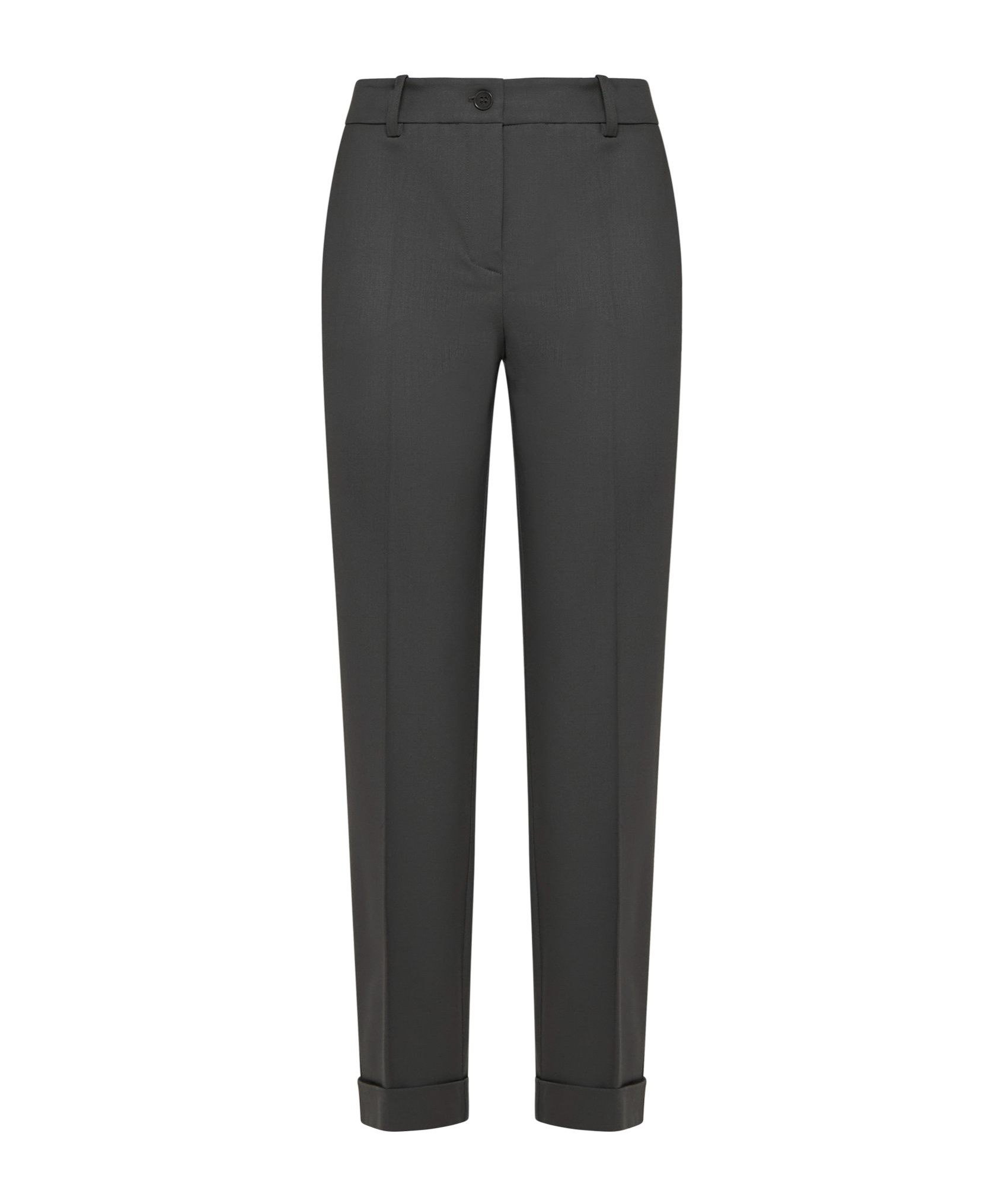 P.a.r.o.s.h Straight Casual Pants In Black