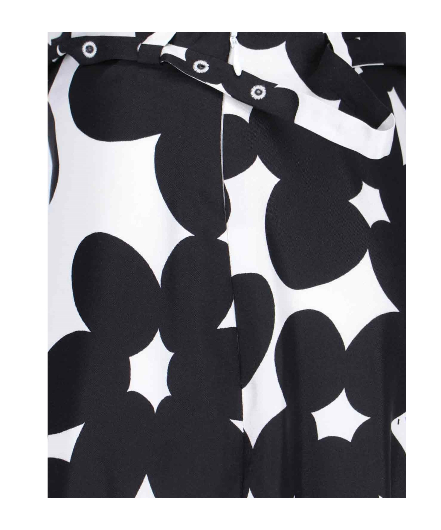 Marni Floral Pattern High Waist A-line Skirt In Black