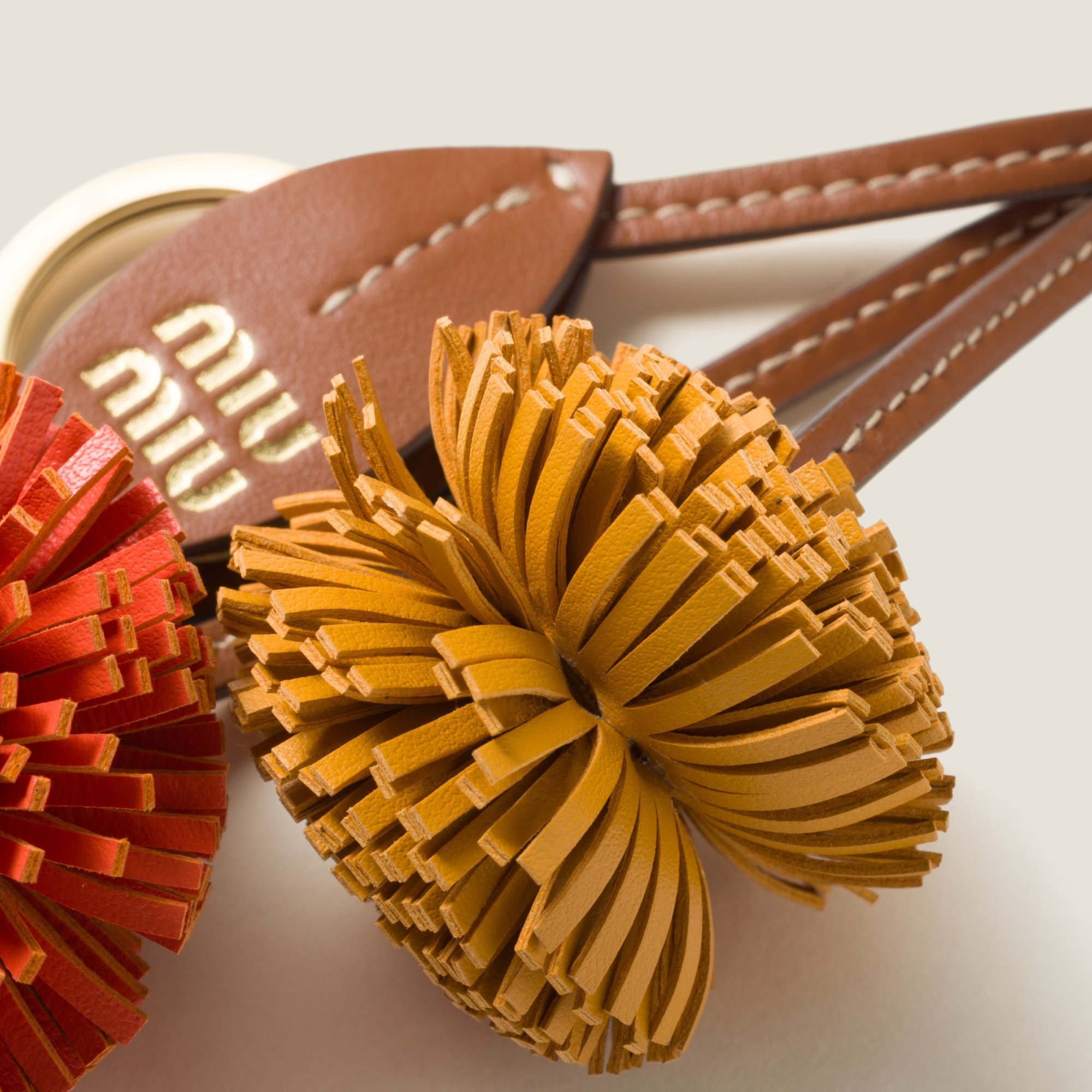 Shop Miu Miu Leather Trick