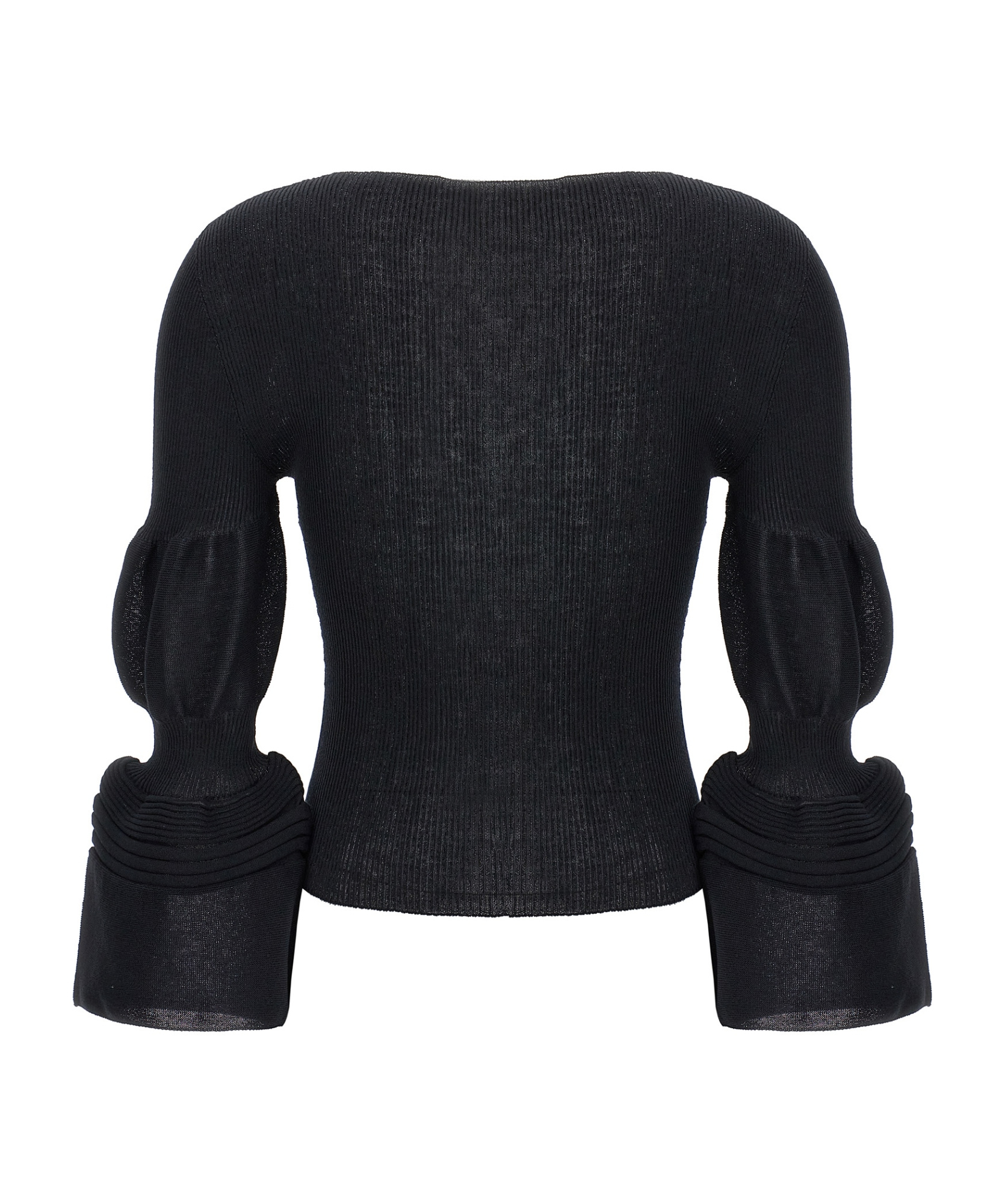 Issey Miyake Black Assemblage Branch Top In Black