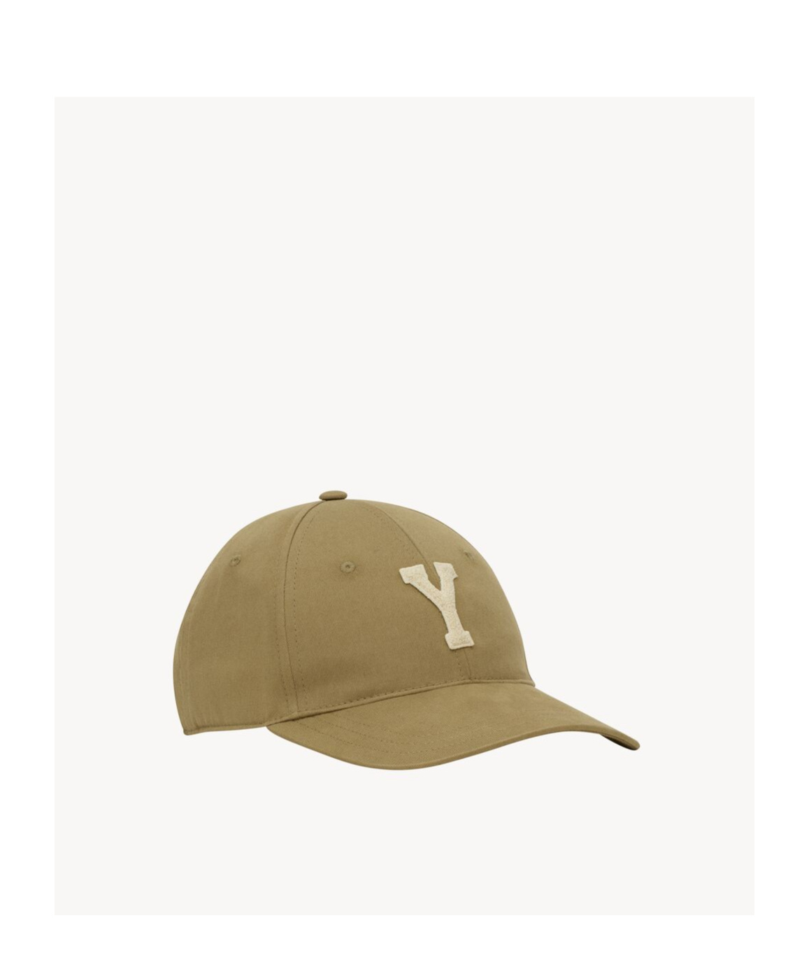 Saint Laurent Baseball Cap With Brim Brim In Brown