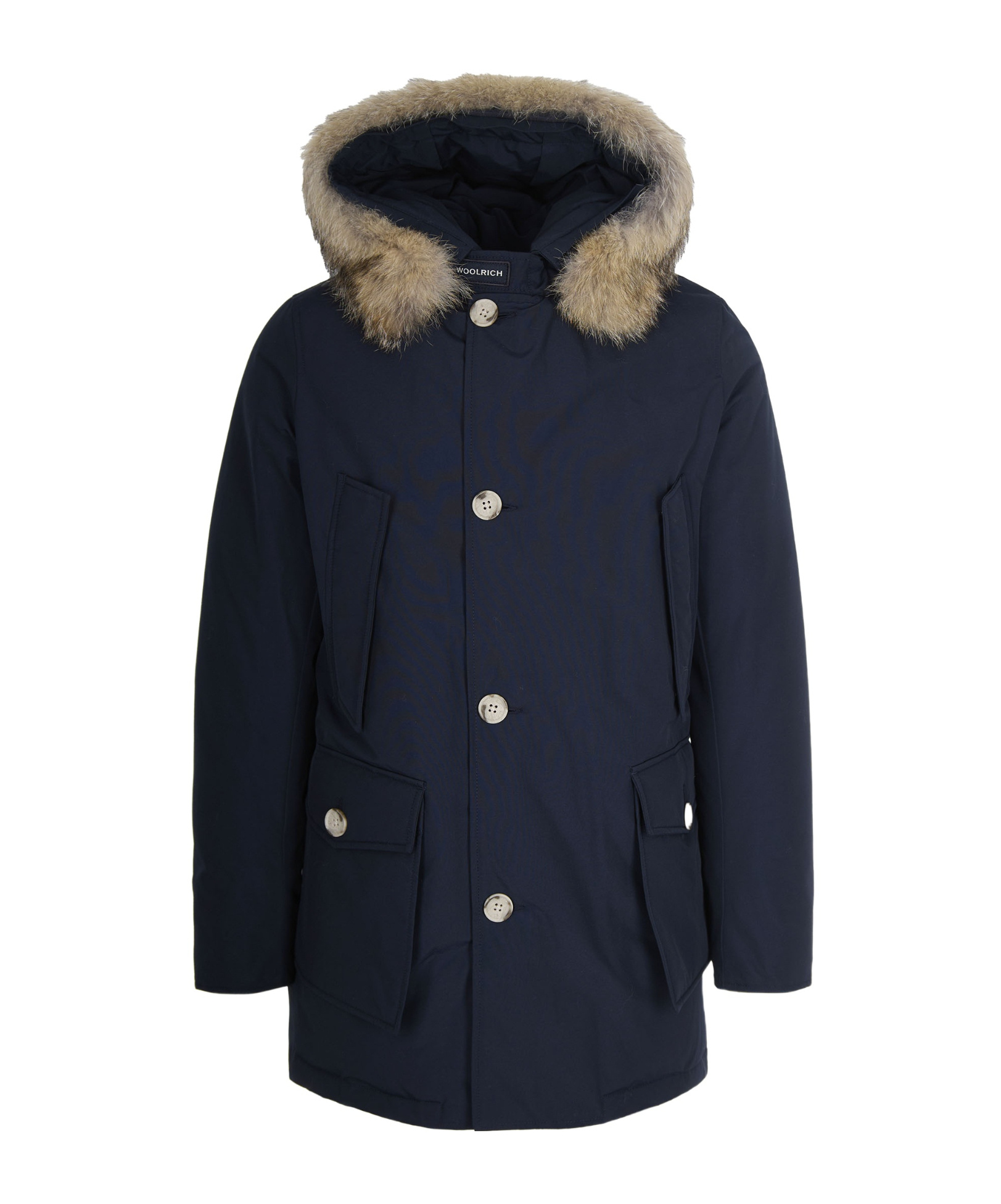 Woolrich Artic Detachable Fur Parka In Blue