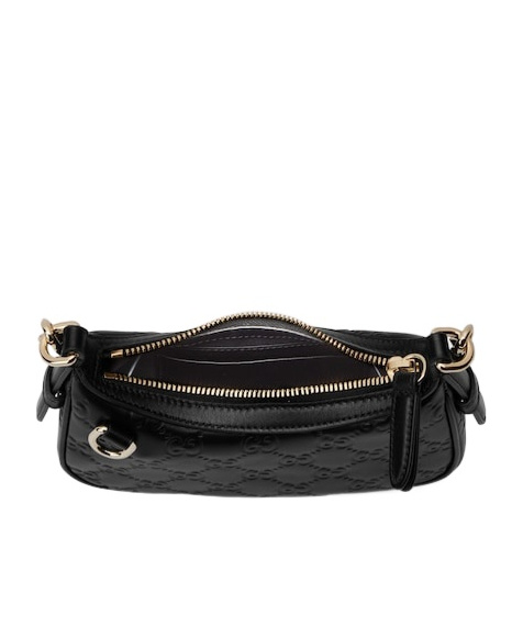 Gucci Gg Emblem Mini Shoulder Bag In Black