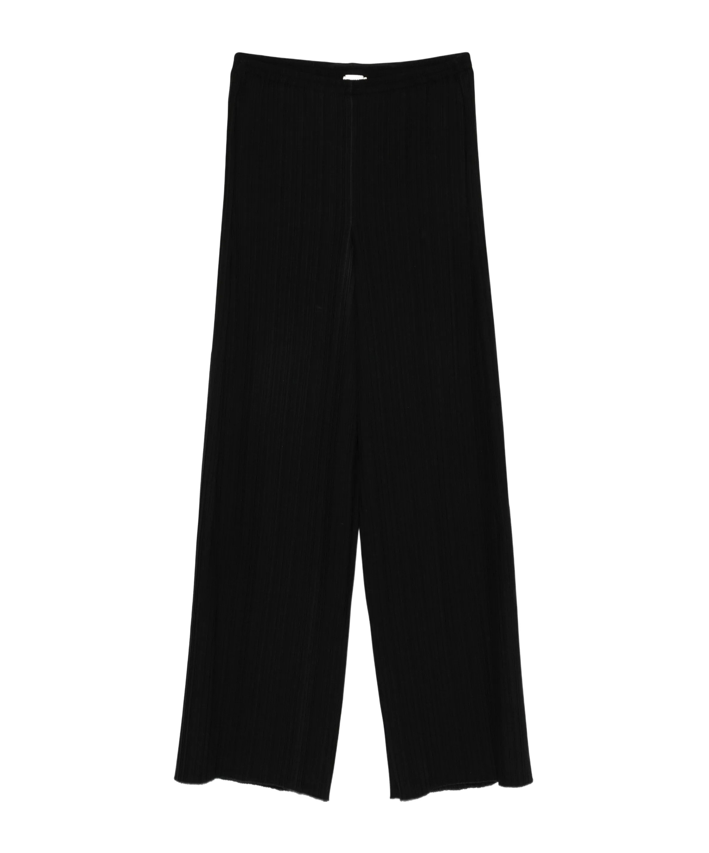 Forte Forte Pleated Wide-leg Trousers In Black