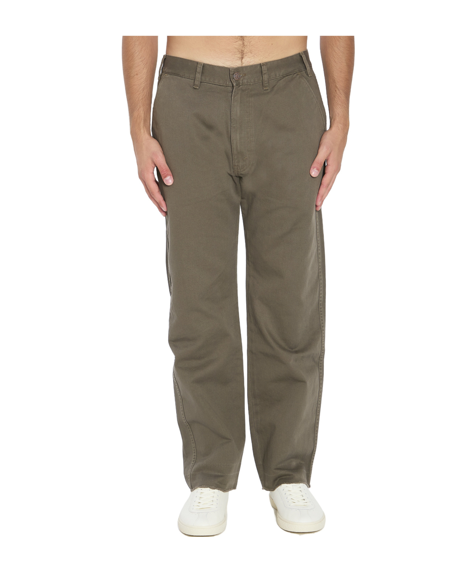 Celine Jeans With Belt Loops In Gray