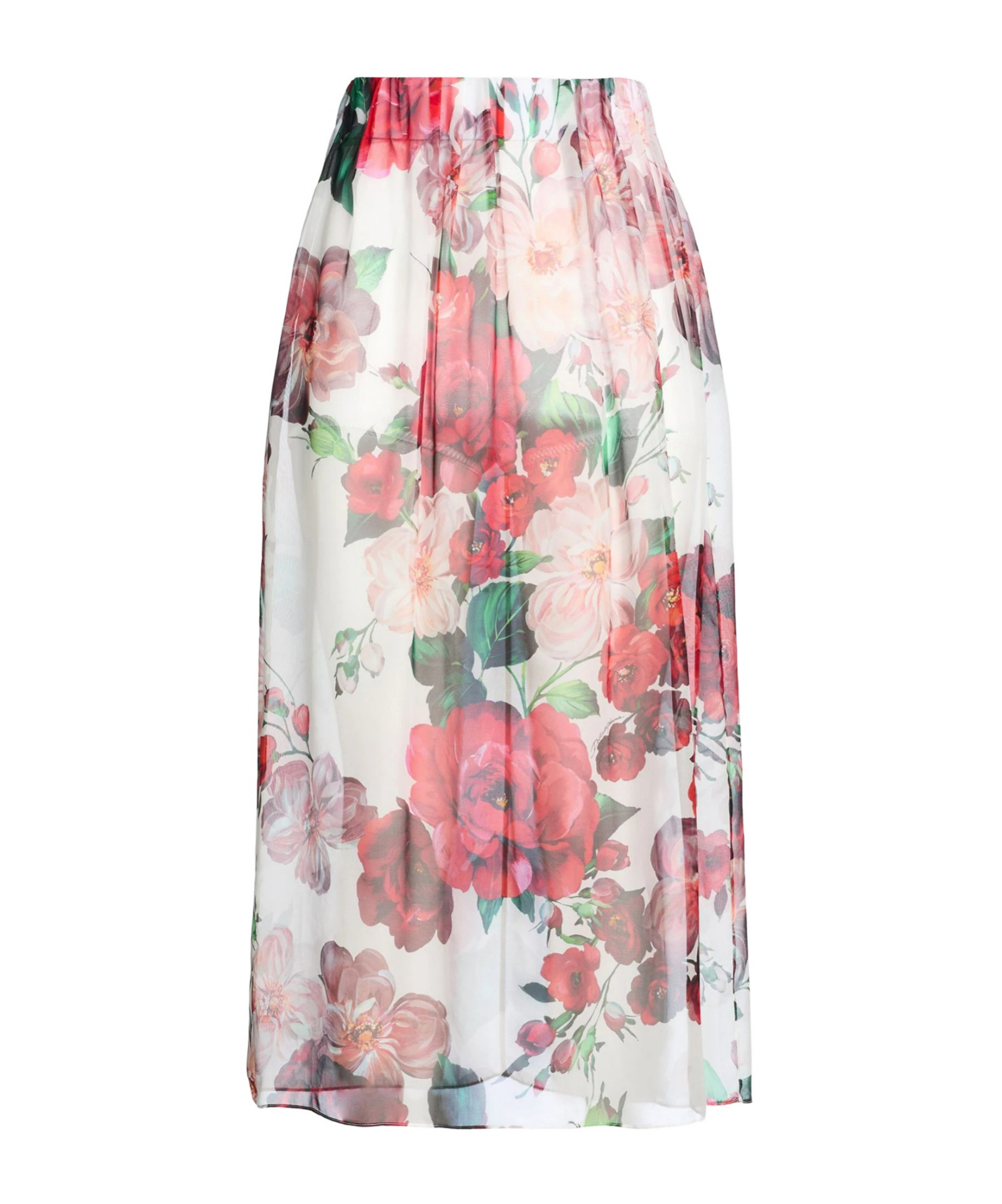 Dolce & Gabbana Midi Skirts In Red