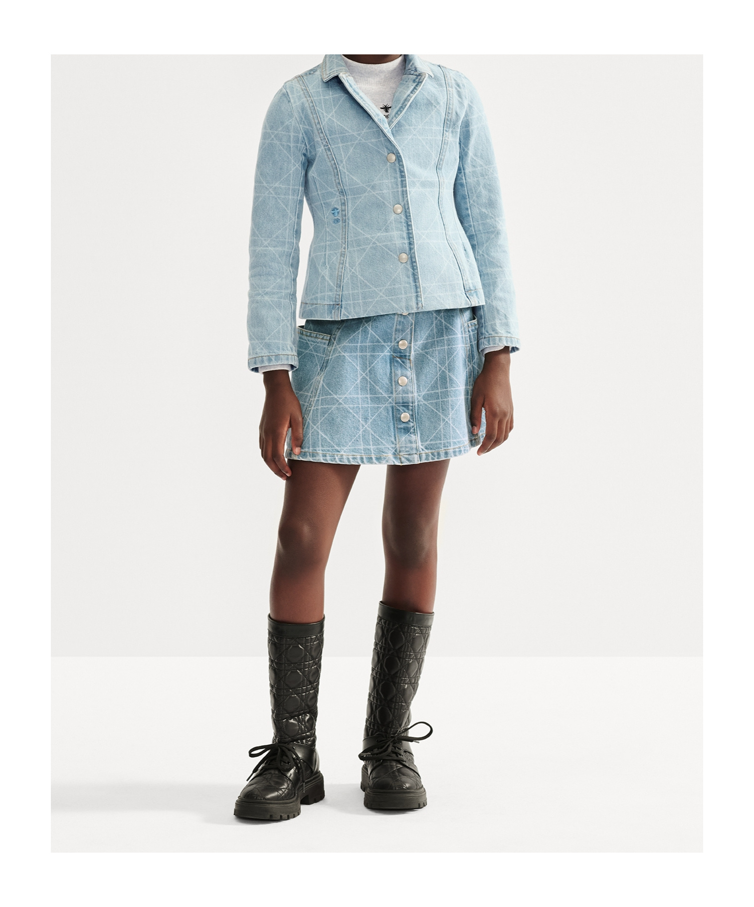 Dior Long Sleeve Jacket In Blue