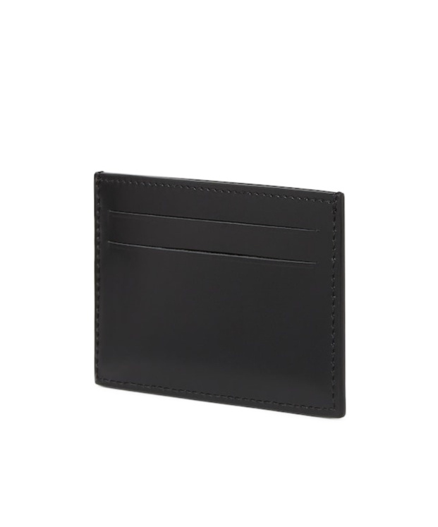 Fendi Flat Card Case Vit.king Wallets Black In Black