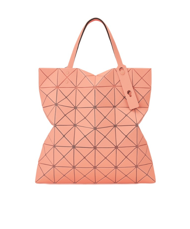 Bao Bao Issey Miyake Geometric-pattern Tote Bag In Orange