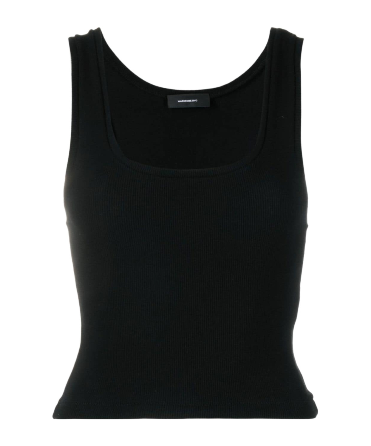 Wardrobe.nyc Black Sleeveless Vest Top