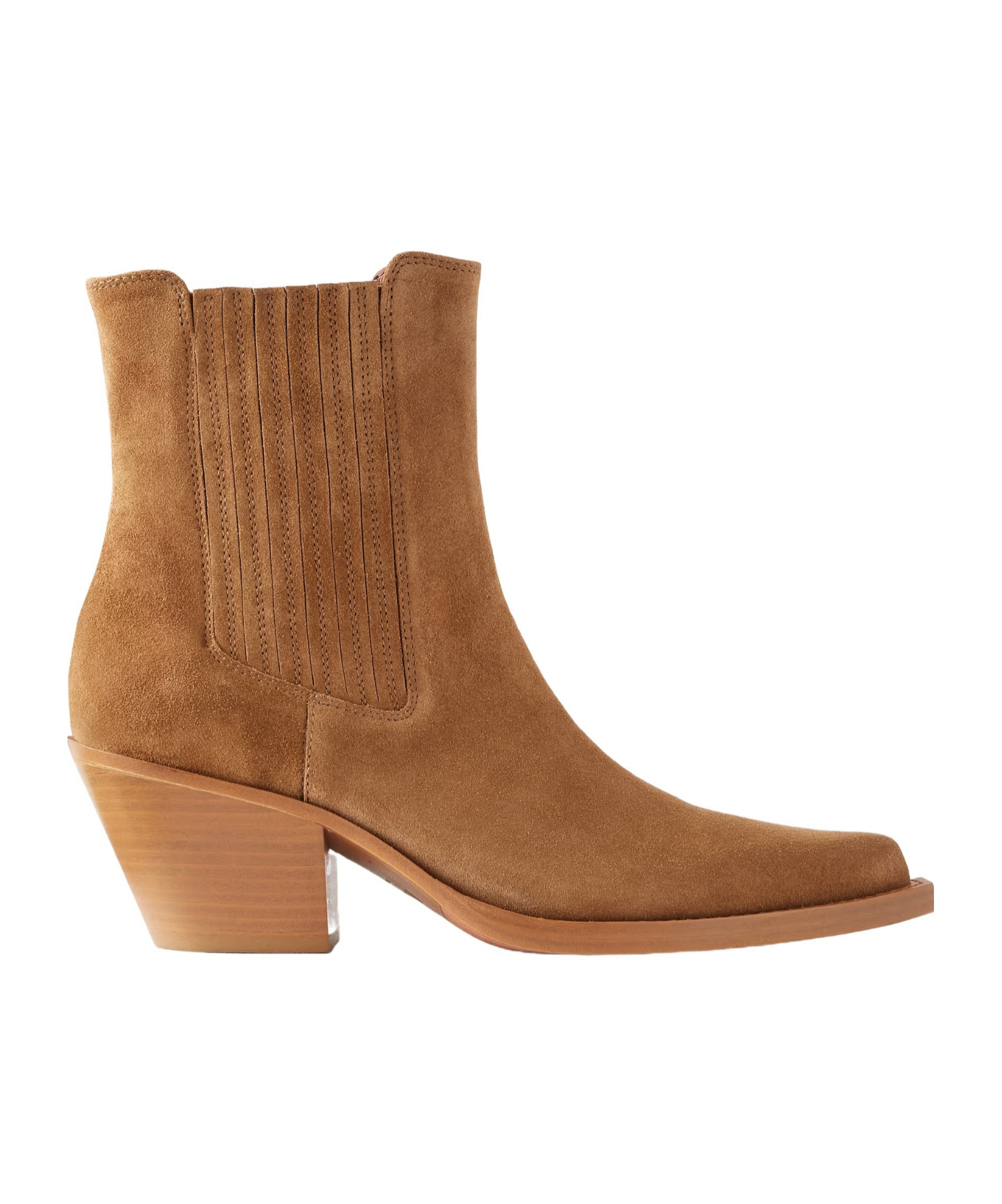 PARIS TEXAS SOLID COLOR SUEDE ANKLE BOOTS