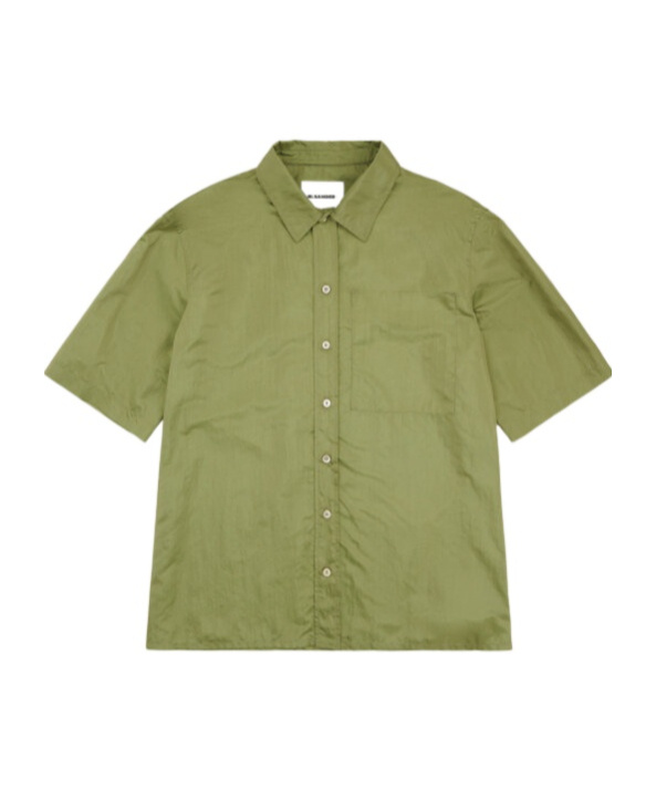 Jil Sander Short-sleeved Shirt In Green