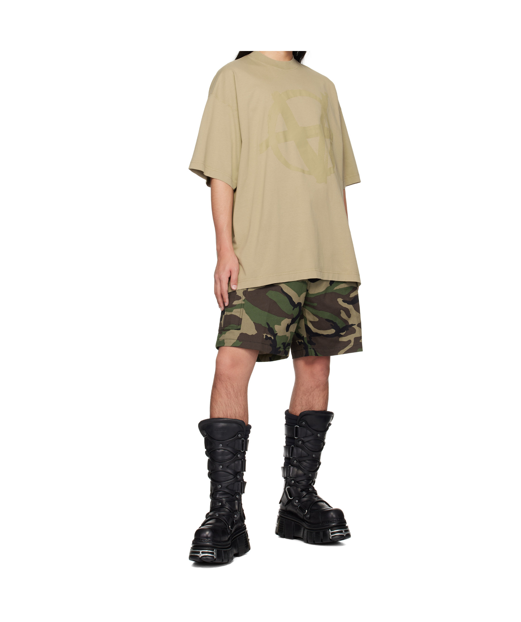 Vetements Short Sleeve T-shirt In Nude