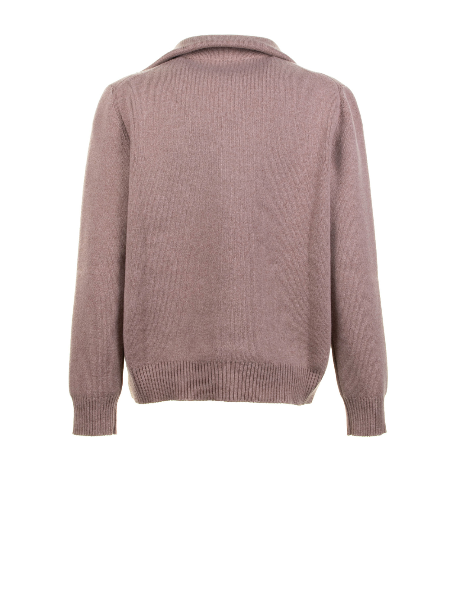 Bottega Veneta Compact Wool Cardigan In Brown
