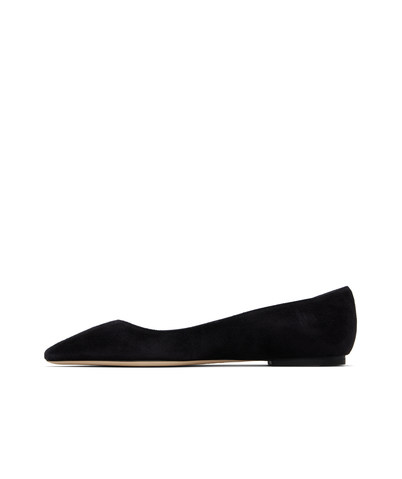 Jimmy Choo Black Romy Ballerina Flats In Black