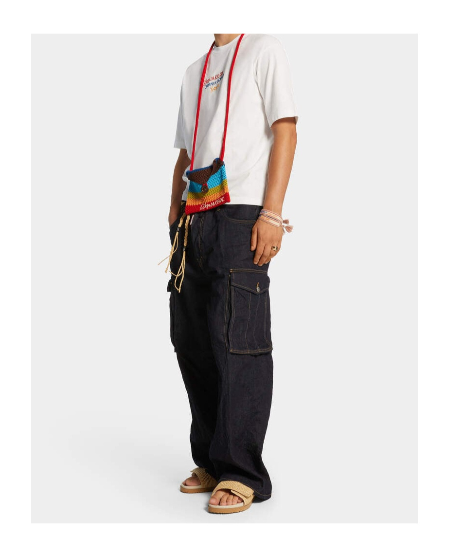 Shop Dsquared2 Straight-leg Cargo Jeans