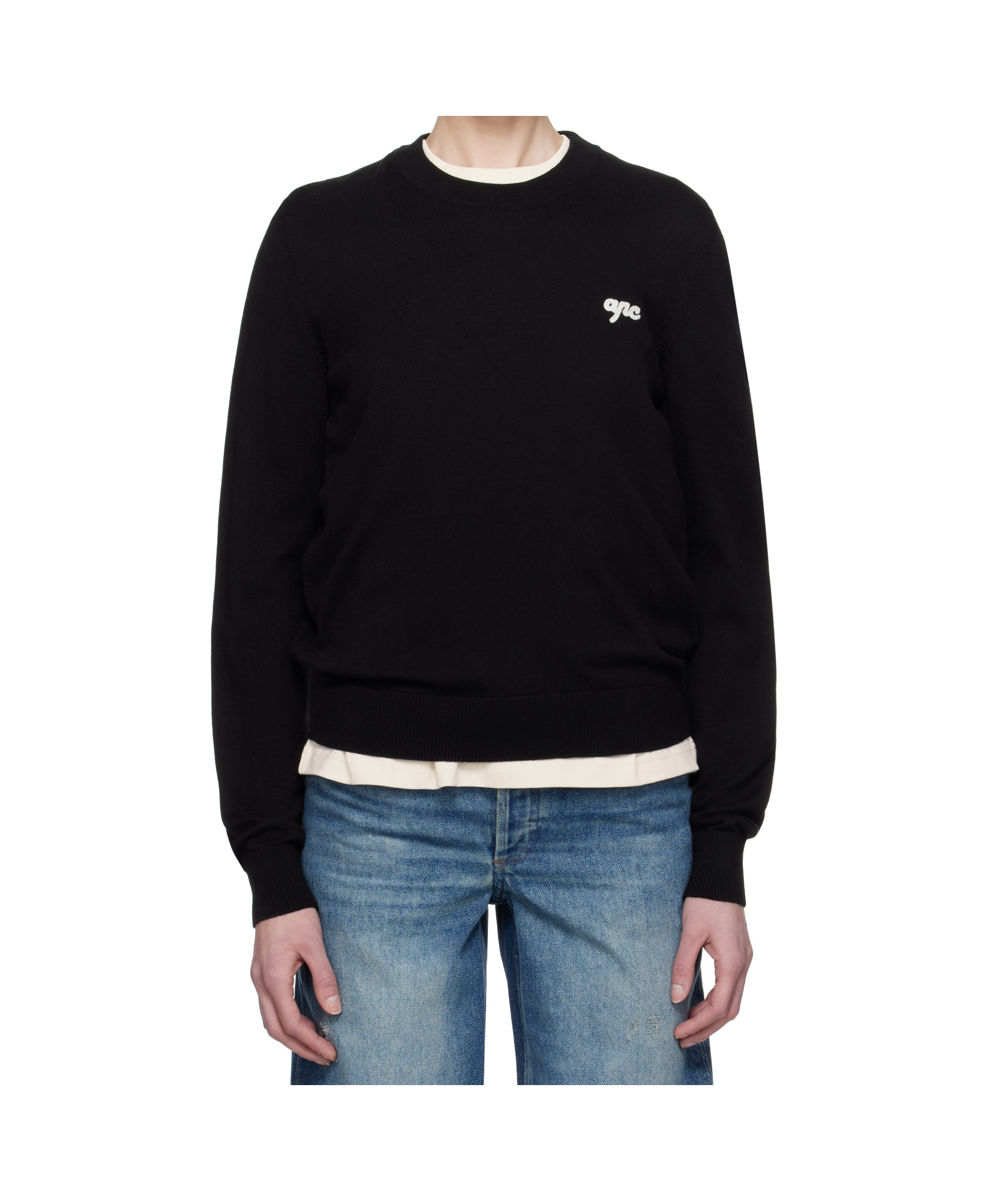 Apc Black Veronique Sweater In Black