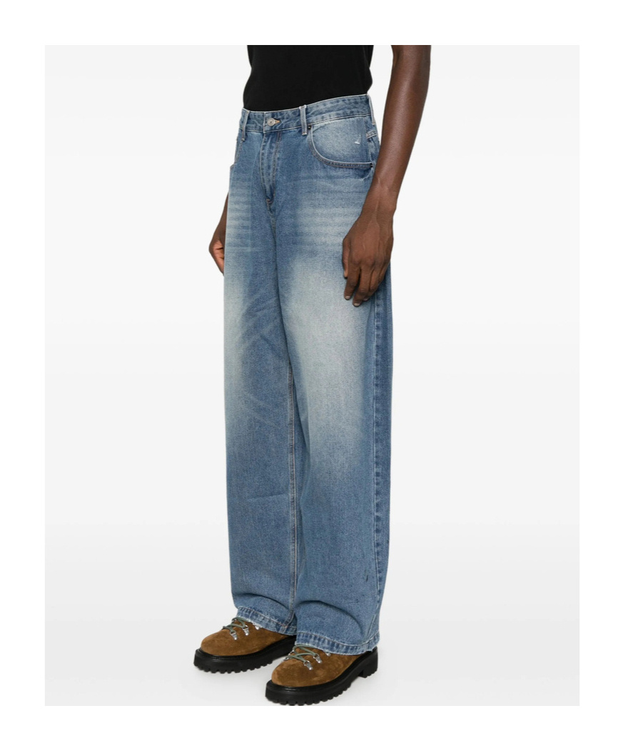 Kidsuper Button-fastening Jeans In Blue