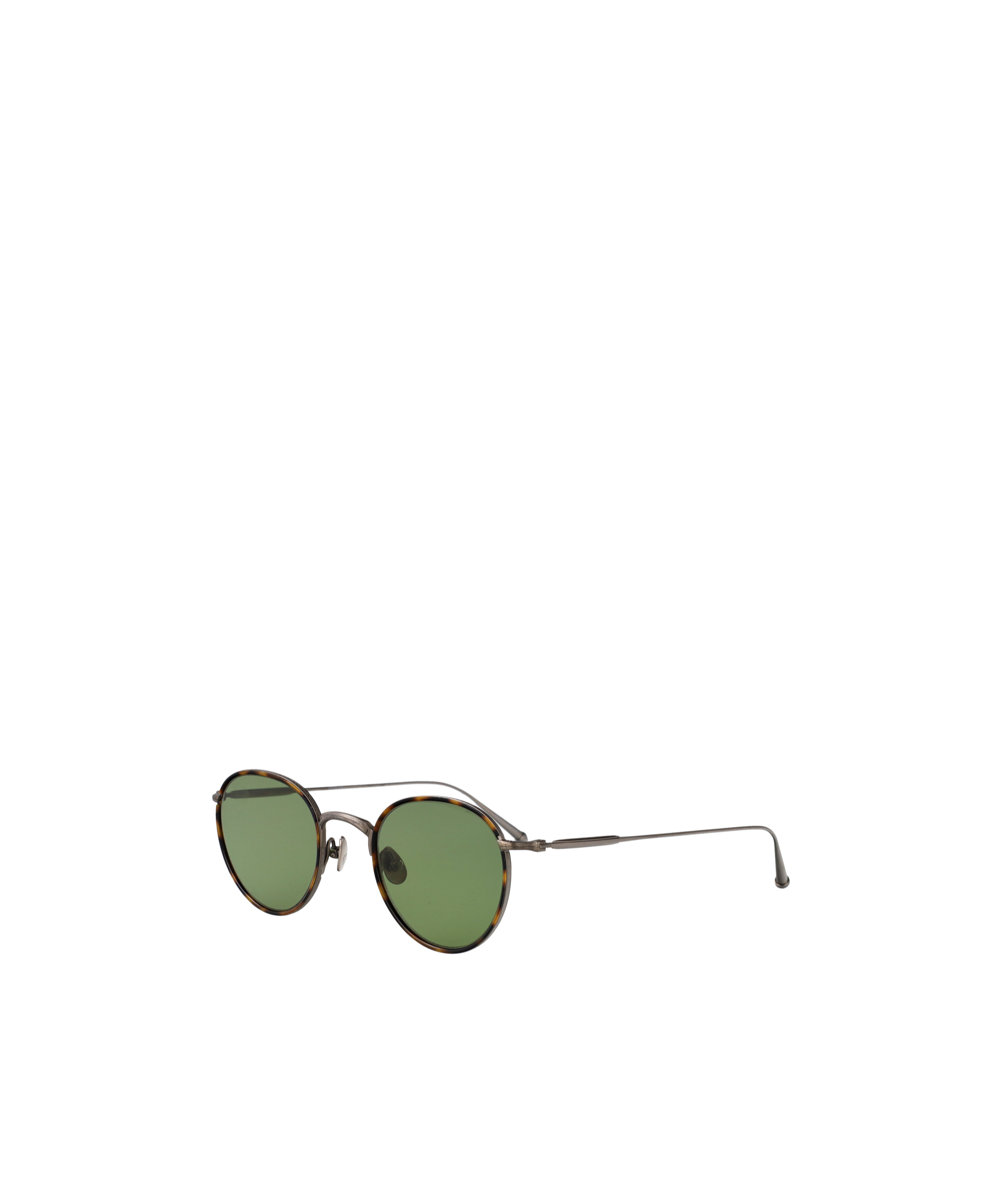 Matsuda Round Frame Sunglasses In Green