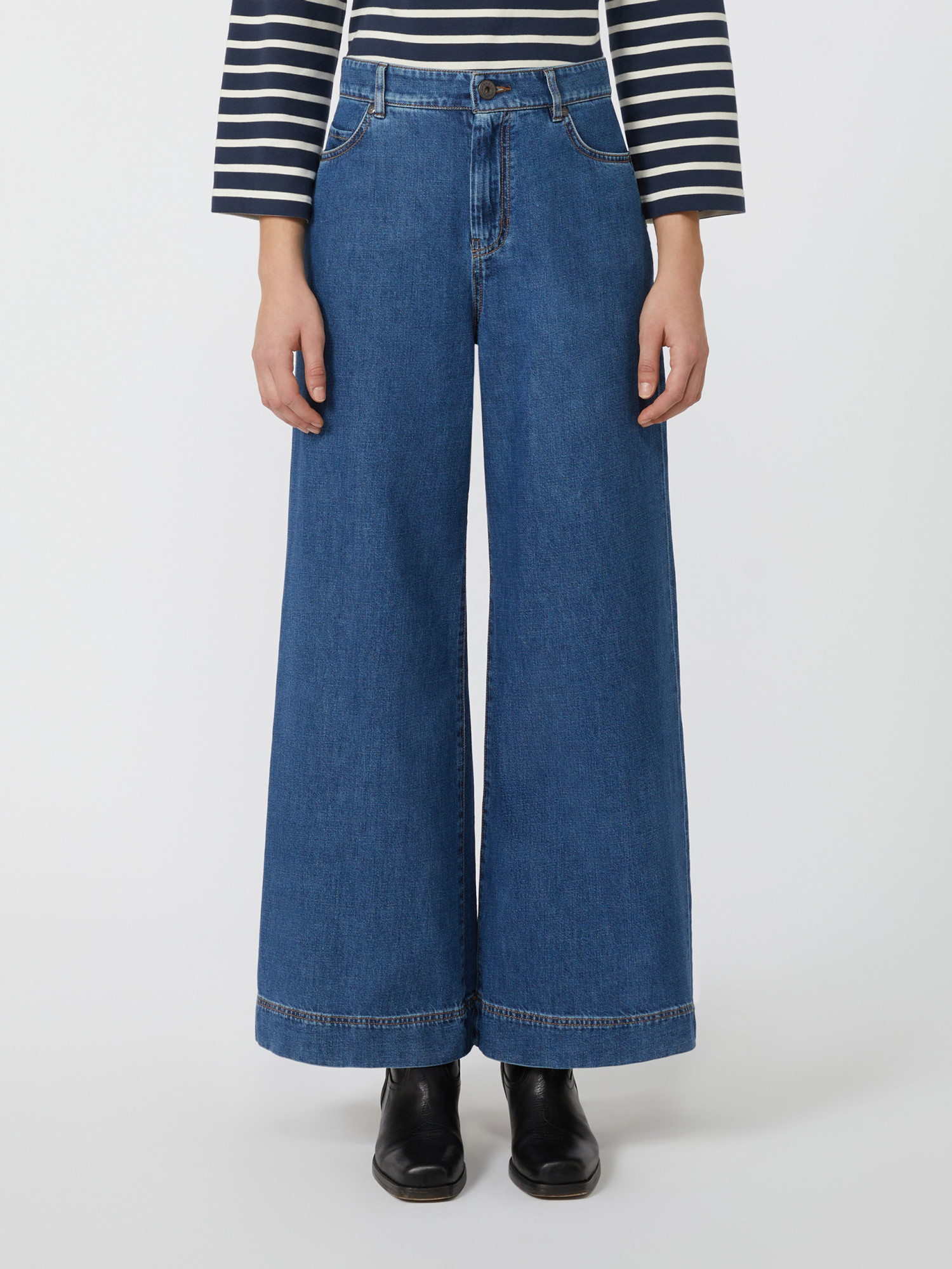 Weekend Max Mara Wide-leg Cropped Jeans