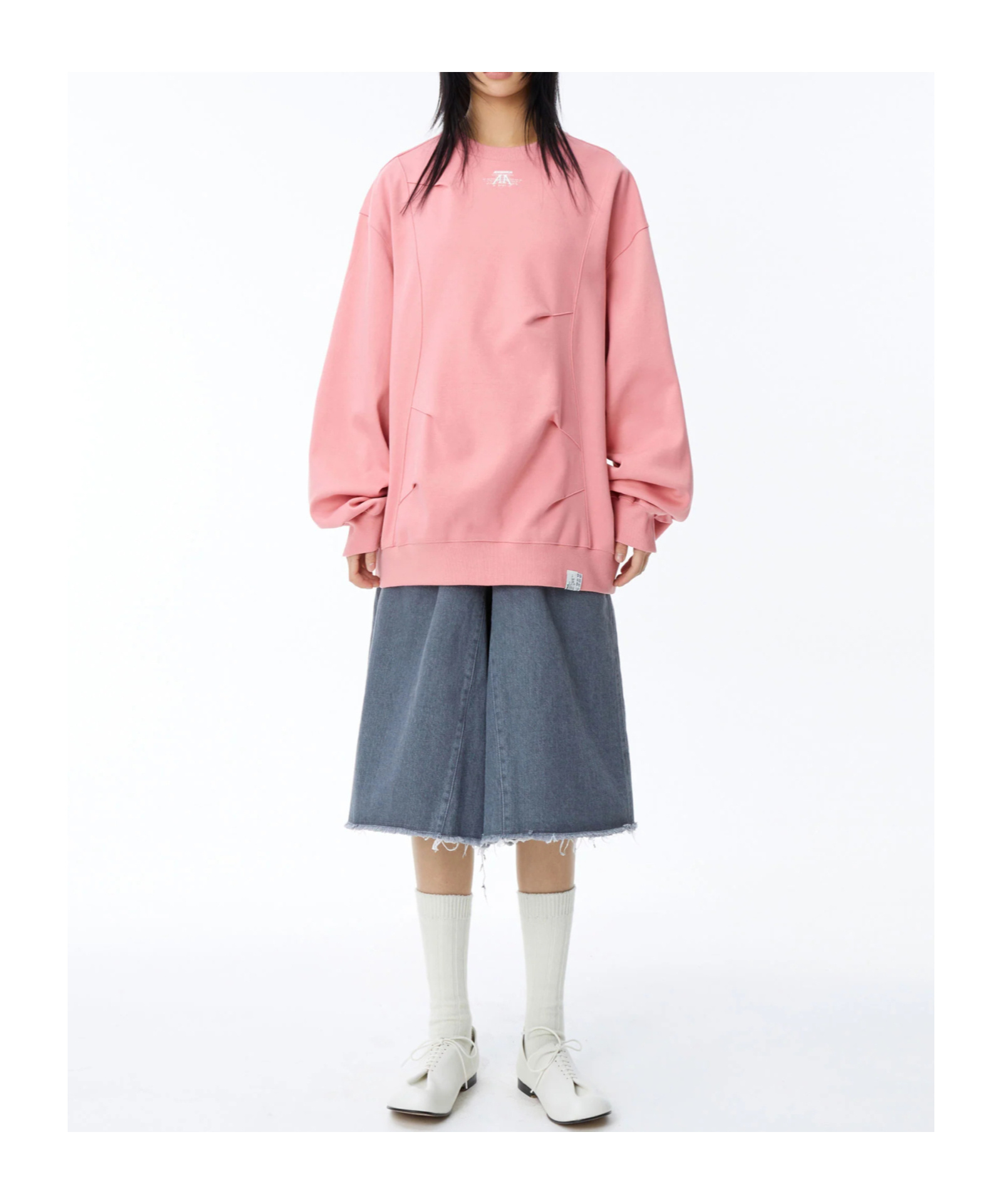 Ader Error Logo Logo Hoodie In Pink