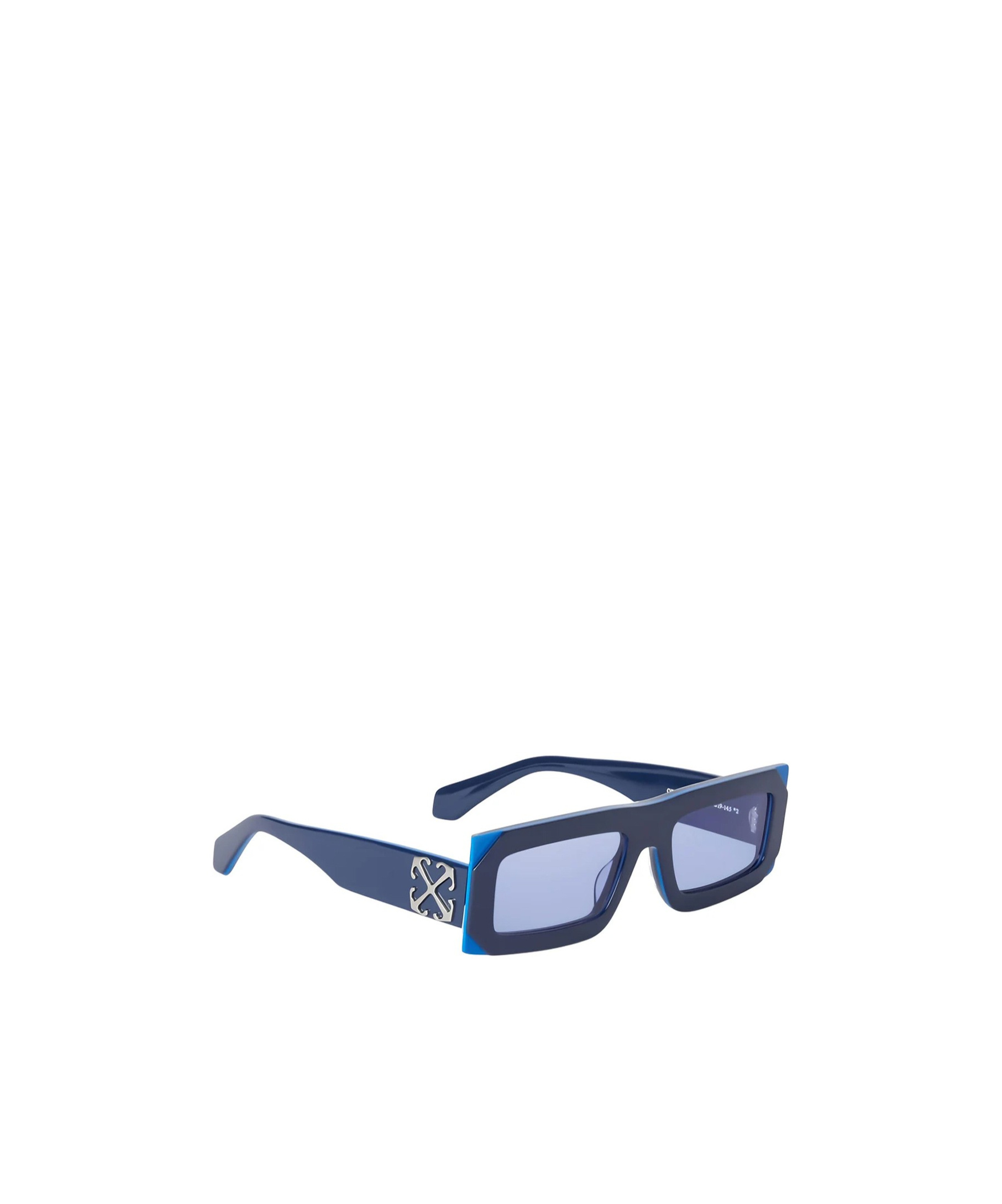 Off-white Full Frame Sunglasses In Blue
