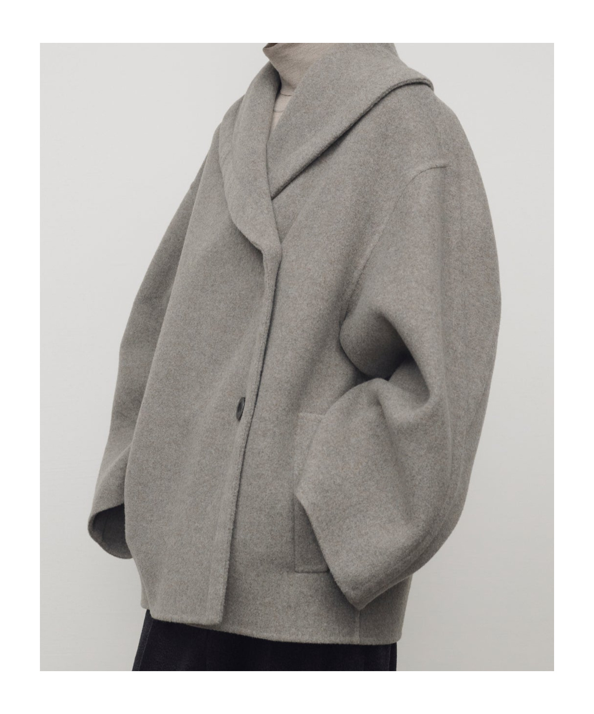The Row Temur Virgin Wool Coat In Gray