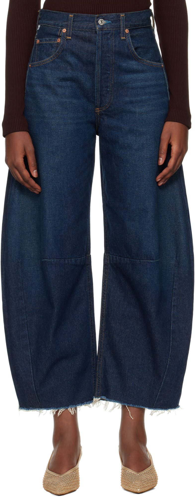 Citizens Of Humanity Belt Loop Jeans In Black