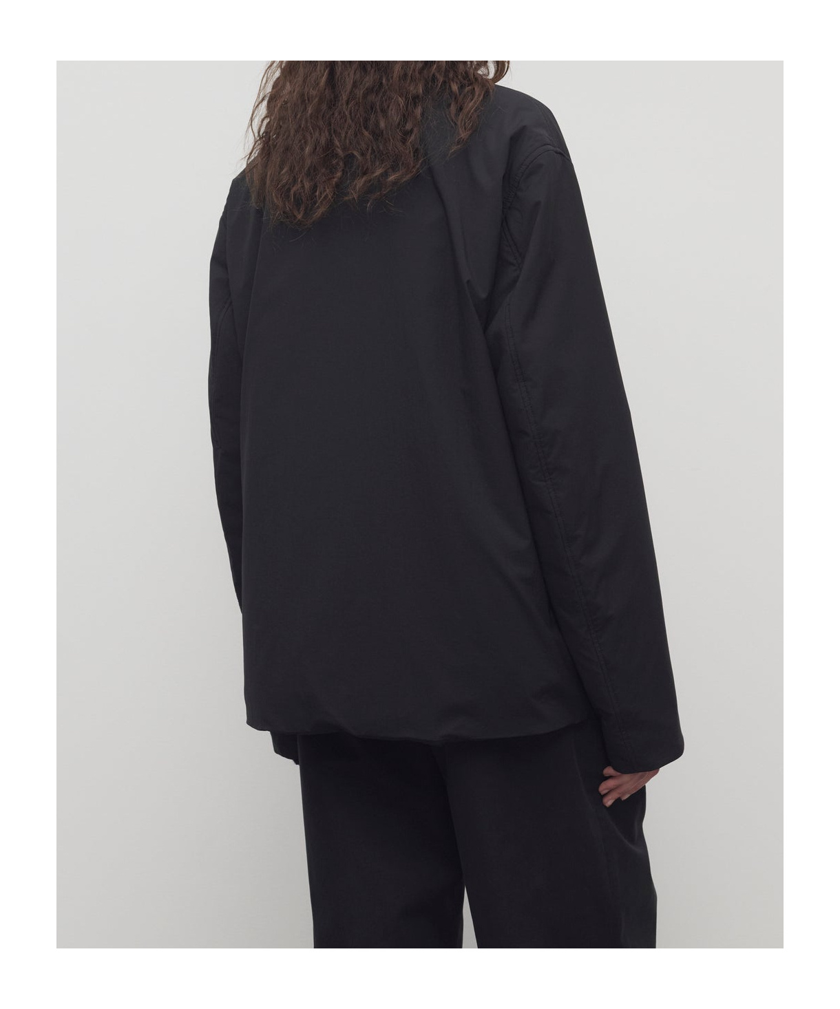 The Row Evadne Jacket In Nylon In Black