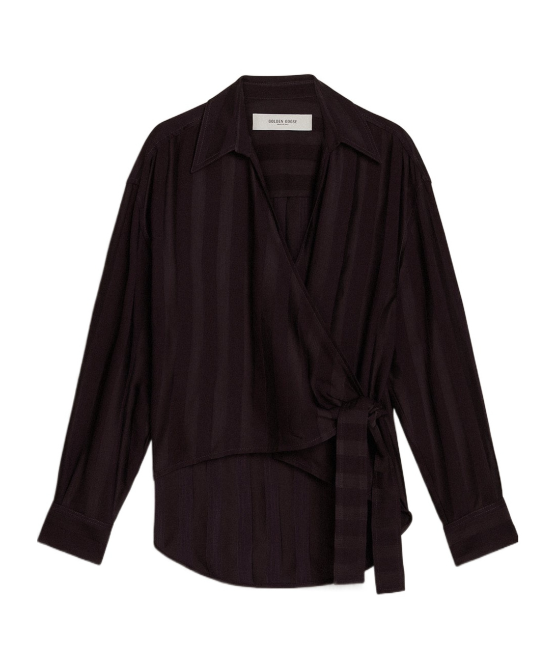 Golden Goose Long-sleeved Shirt In Black