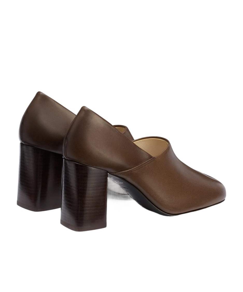 Lemaire Thick Heels In Brown
