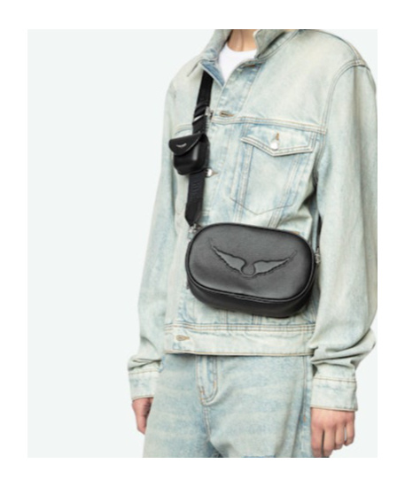Zadig & Voltaire Rock Cross Body Bag In Black
