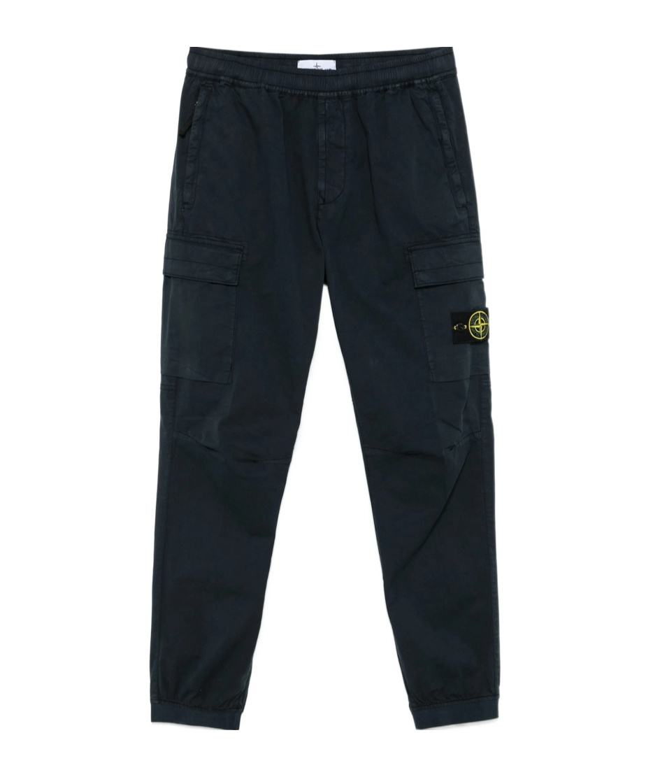 Stone Island Utility Cargo Trousers Stretch In Blue