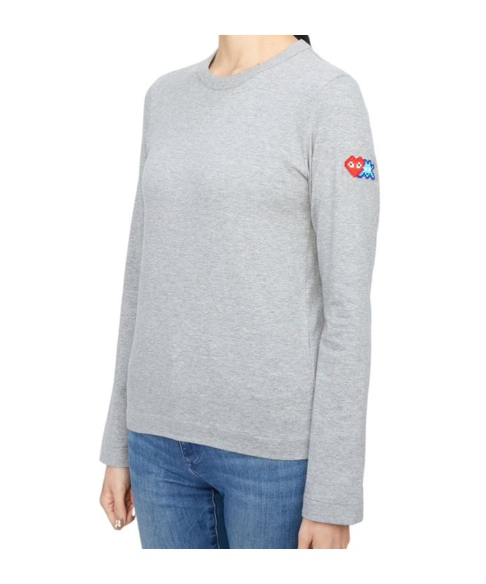COMME DES GARÇONS LOGO-PATCH LONG-SLEEVE T-SHIRT 