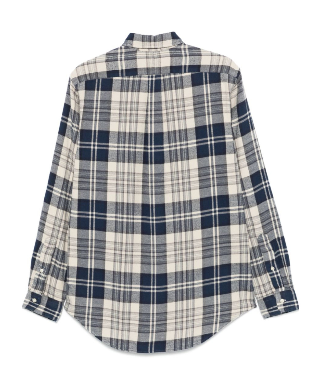 Polo Ralph Lauren Plaid-check Shirt In Gray