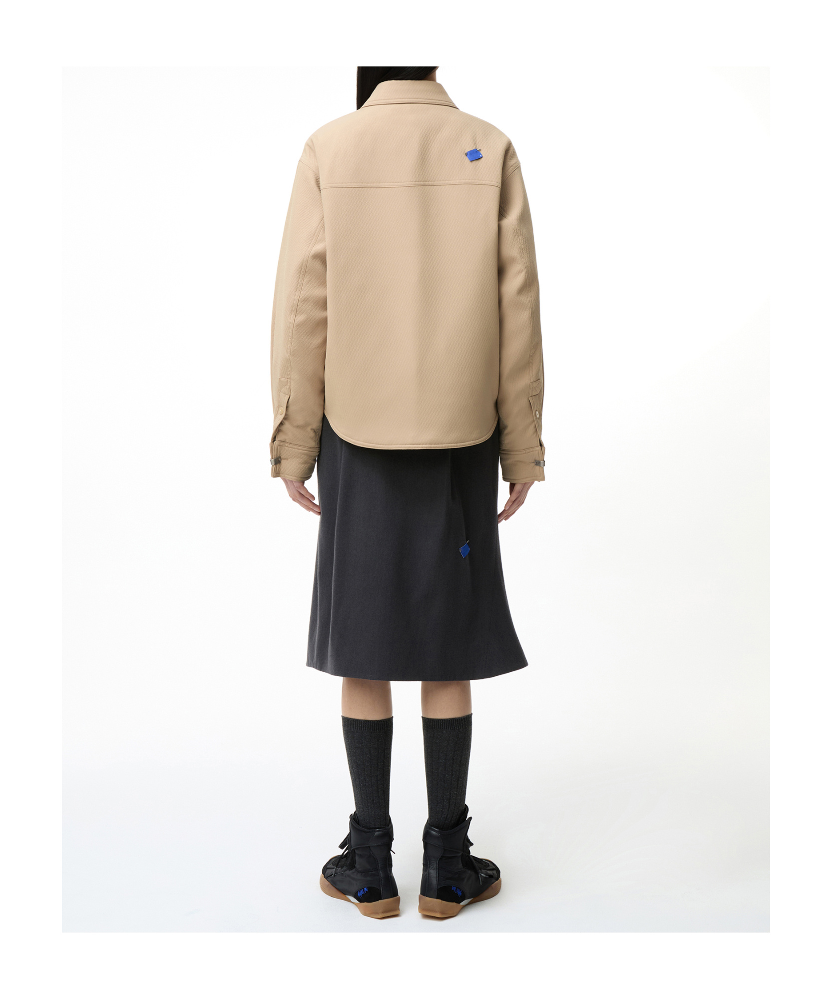 Ader Error Padded Shirt In Nude