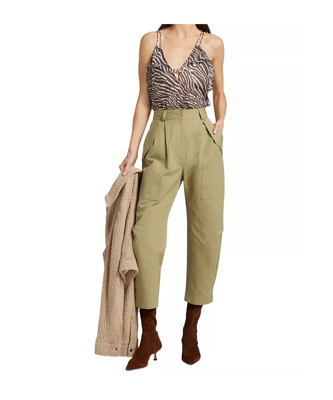 IRO BELT LOOP TRACK PANTS