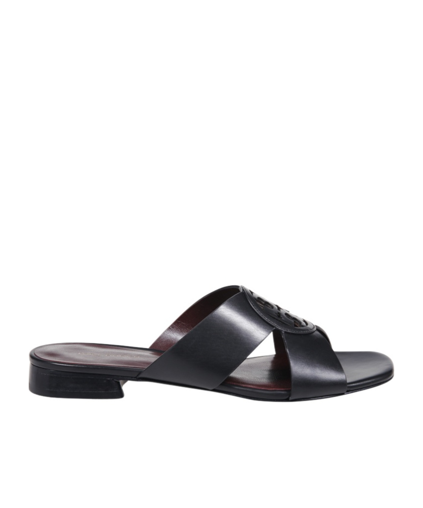 Tory Burch Miller Cross-strap Sandals In Black
