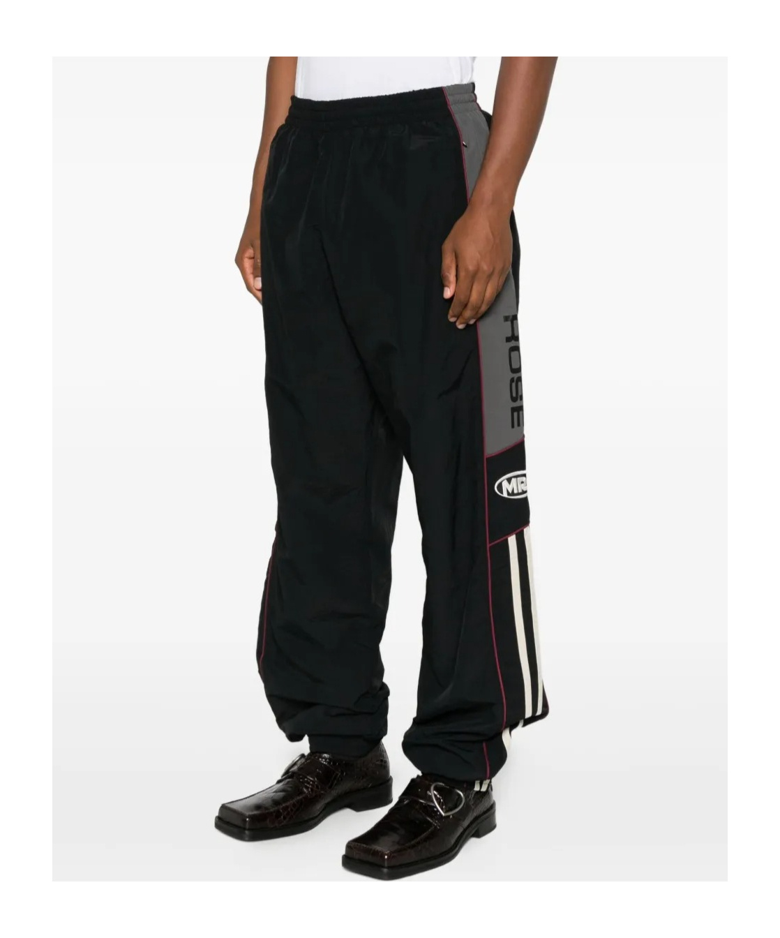 Martine Rose Elastic Waist Sweatpants In Black