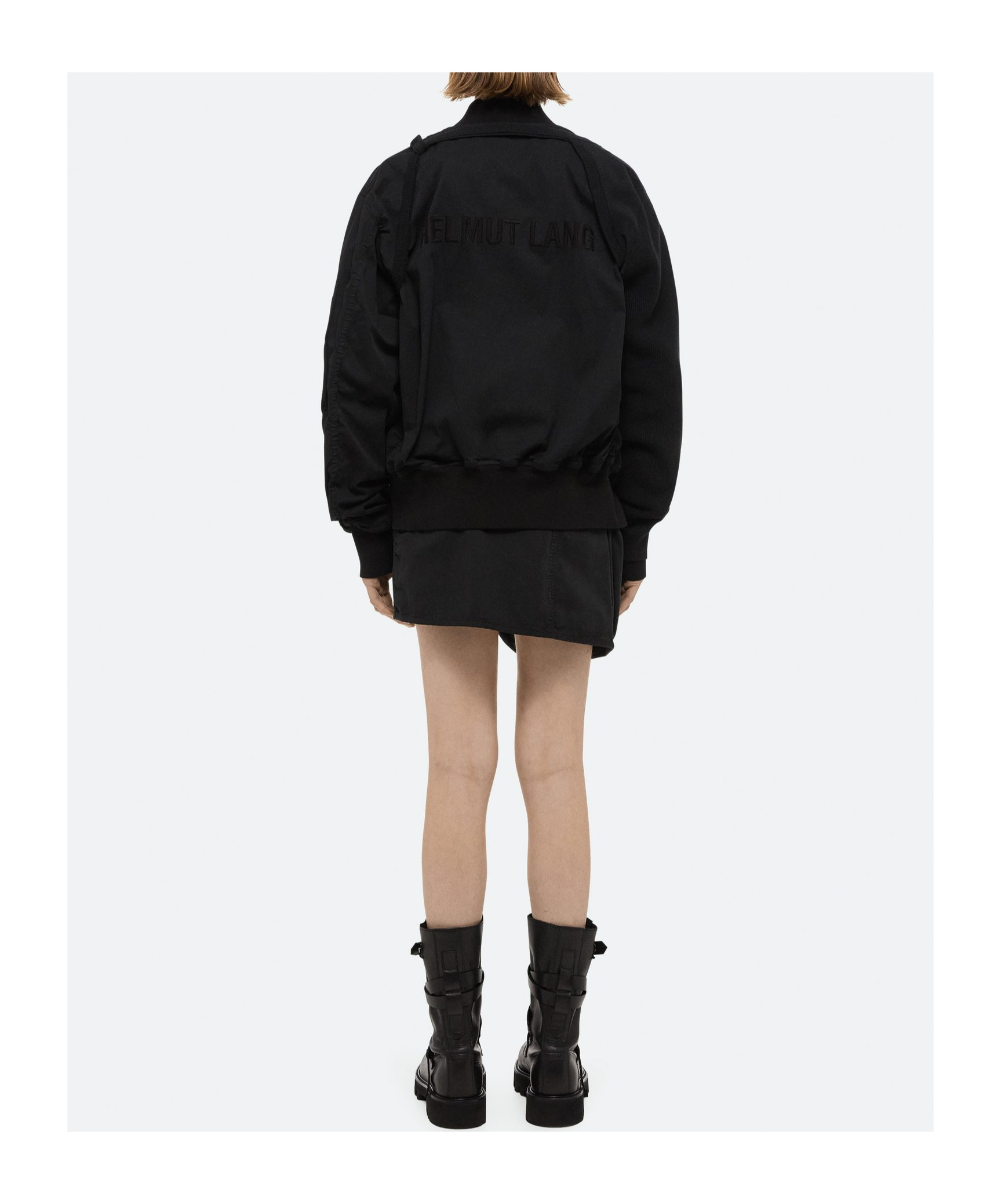 Helmut Lang Ma1 Bomber Jacket Front Pockets In Black