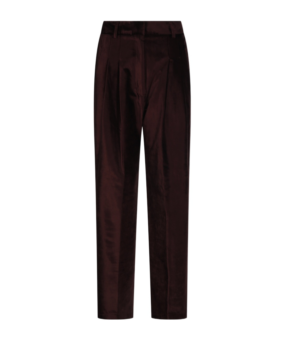 FORTE FORTE COTTON STRETCH VELVET PINCES PANT