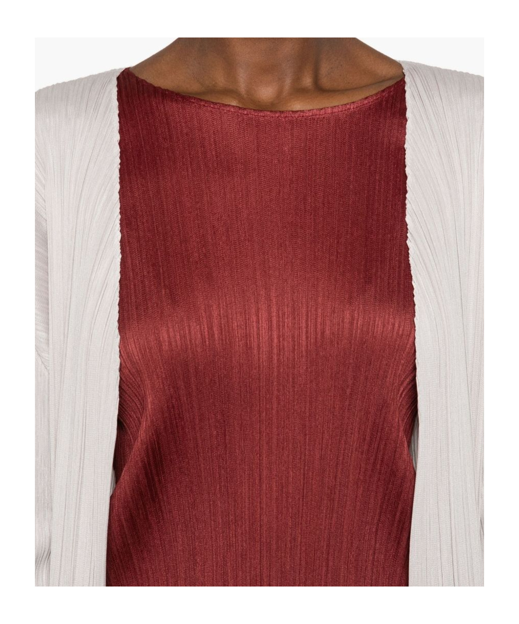 Issey Miyake Long-sleeved Cardigan In Neutral