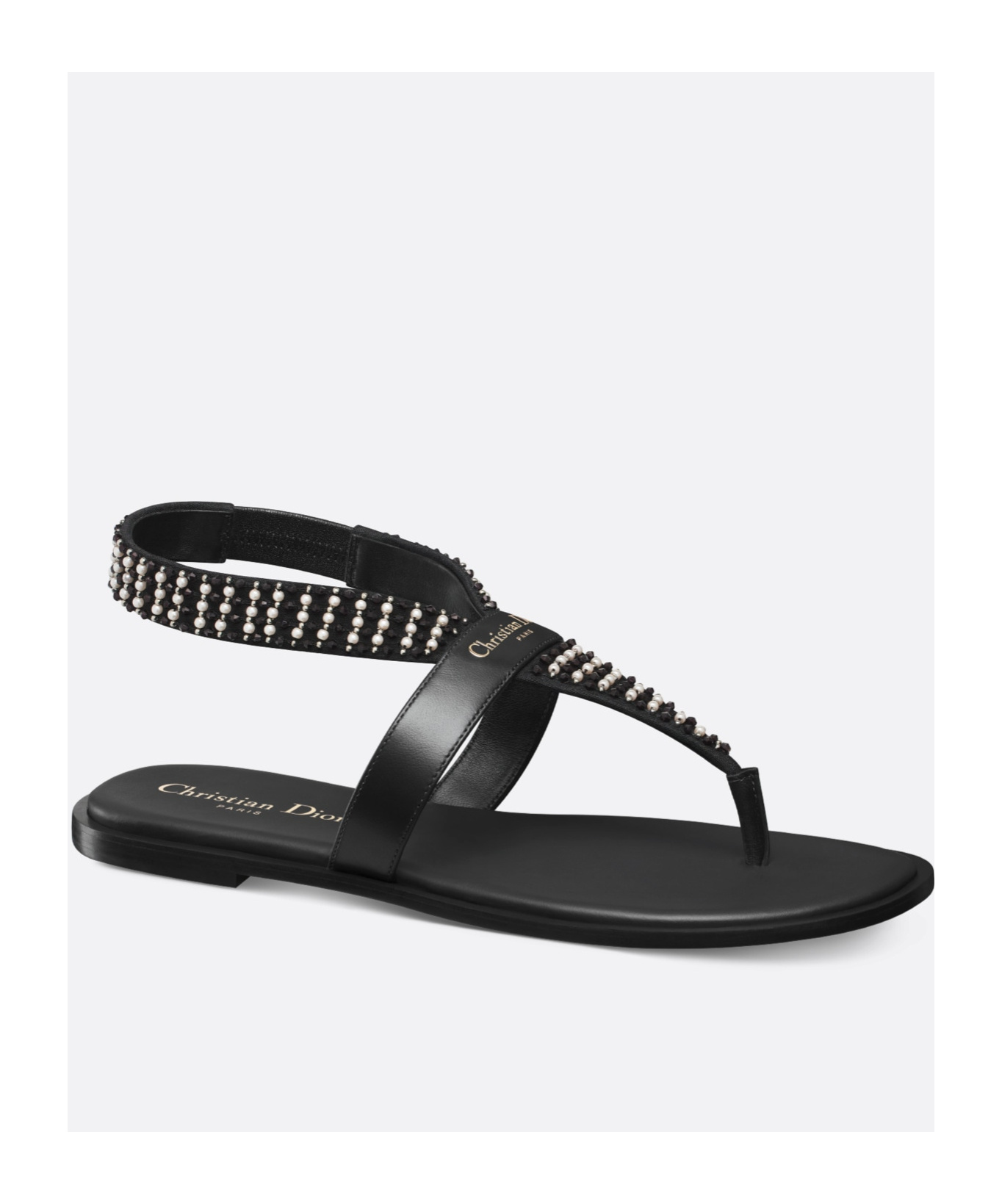 Dior Eclat Open-toed Sandals In Black