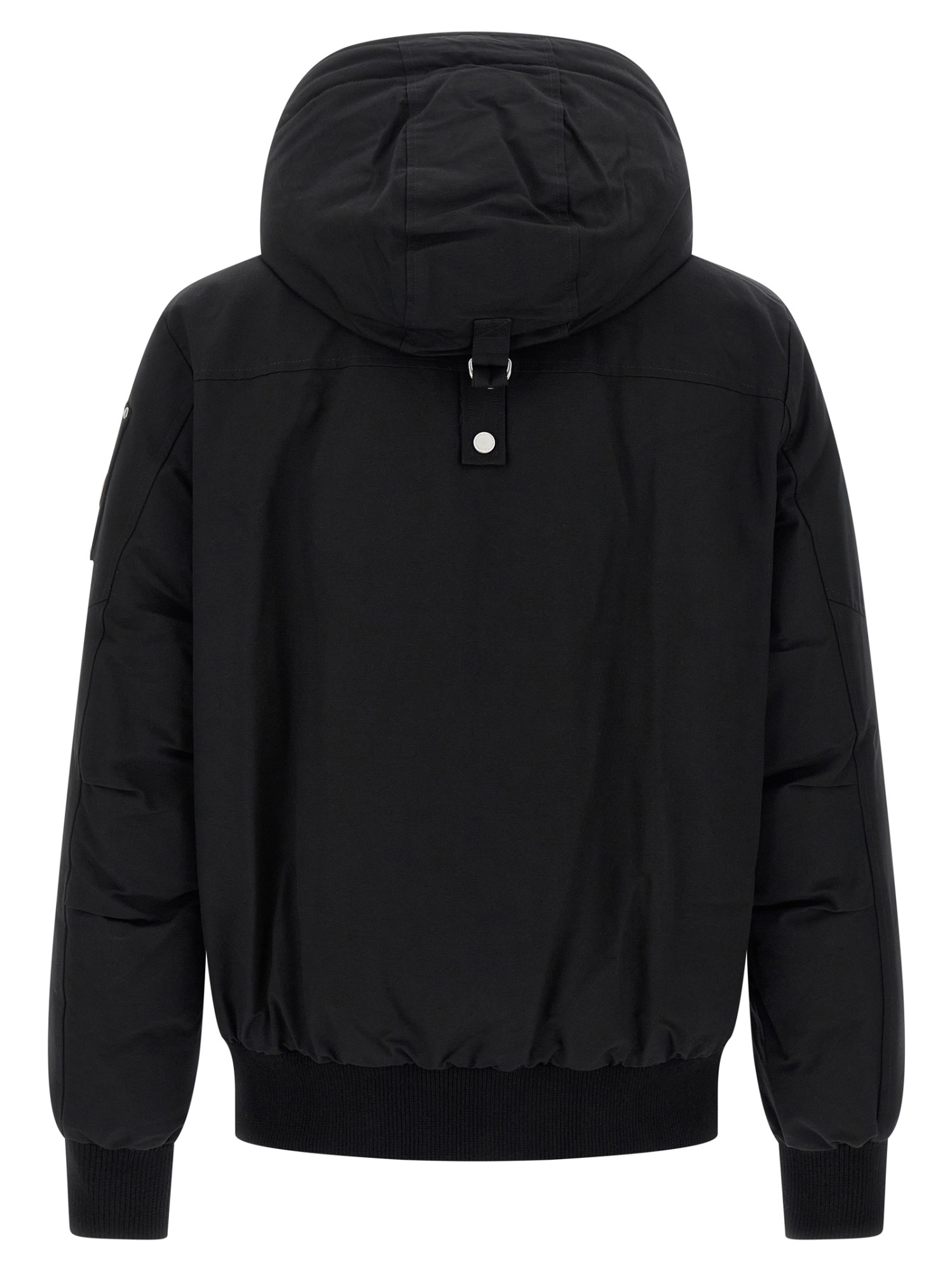 Moose Knuckles Original Ballistic Down Jacket In Black